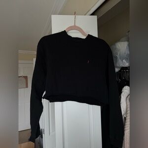 Izod Cropped Sweatshirt